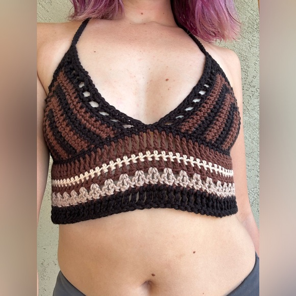 Handmade crochet tank top - Picture 1 of 2